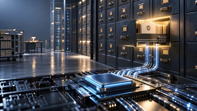 Knowledge Grounded AI Connecting Enterprise Archives to Secure Computing