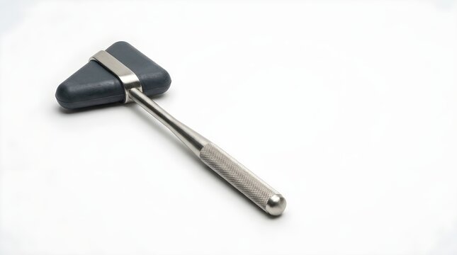 Medical Reflex Hammer with Triangular Rubber Head