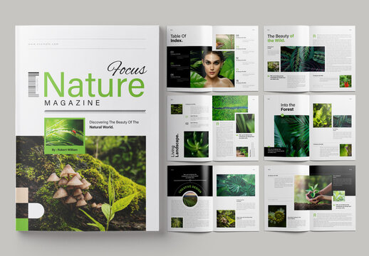 Natural Magazine Template