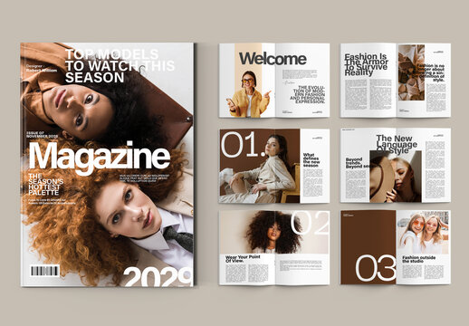 Fashion Magazine Layout