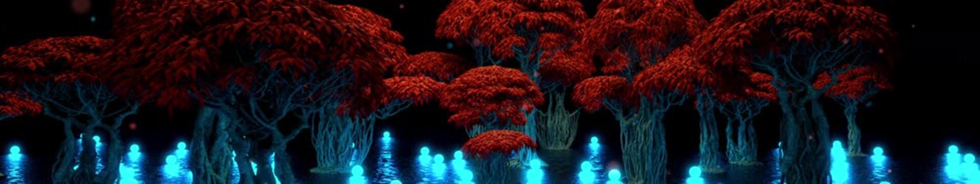 Ultra Wide HD Exotic Forest 05