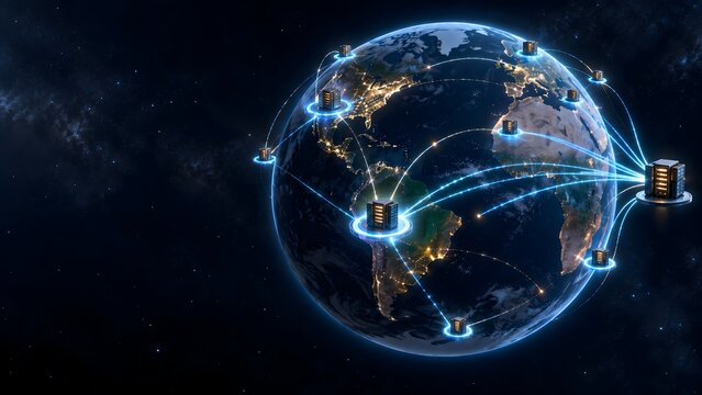 Global Content Delivery Network Connecting Distributed Edge Servers
