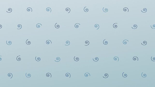 Soft nautilus shell pattern background loop with diagonal motion