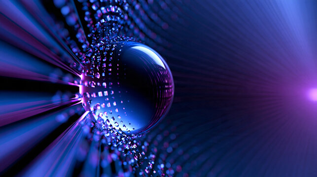 surreal 3D concept showing a luminous search query transforming into a clear glowing answer sphere, streams of fragmented information converging into one organized knowledge object, transparent glass