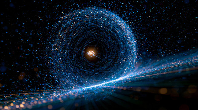 surreal 3D concept showing a luminous search query transforming into a clear glowing answer sphere, streams of fragmented information converging into one organized knowledge object, transparent glass