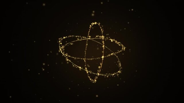 Golden particle gyroscope orbits in dark atmosphere with subtle bokeh