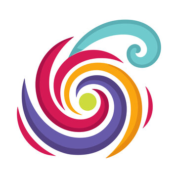 Colorful Swirl Abstract
