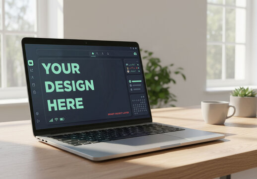 Customisable mock up of modern devices with Generative AI
