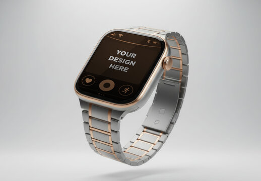 Customisable mock up of modern devices with Generative AI