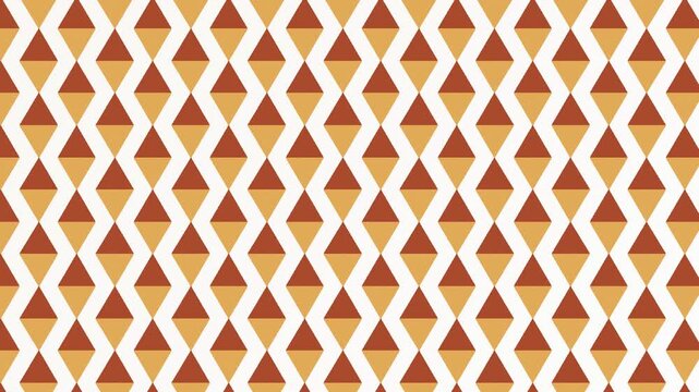 Soft sunset tribal geometric pattern background seamless loop