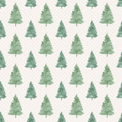 Christmas trees illustration for greetings card © Farhan Ahmed