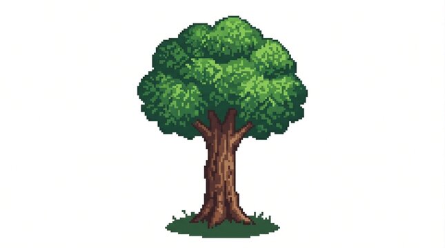 pixel tree