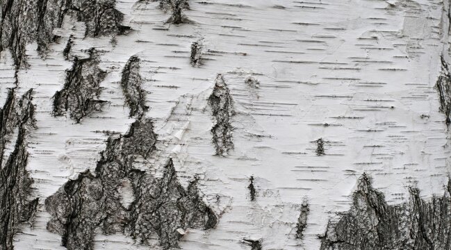 White birch tree trunk bark texture background