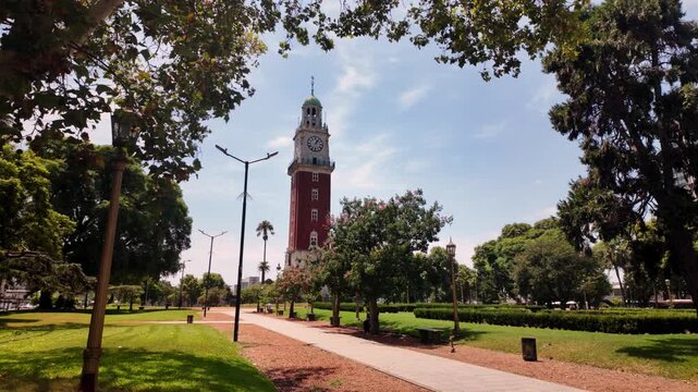 Torre Monumental Clock Tower in Retiro Park, Buenos Aires, Argentina