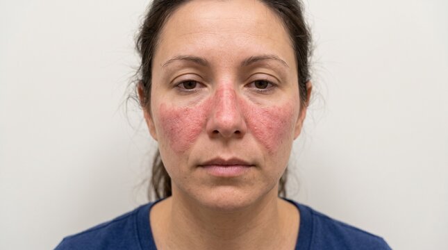 Clinical Photograph of a Malar Rash
