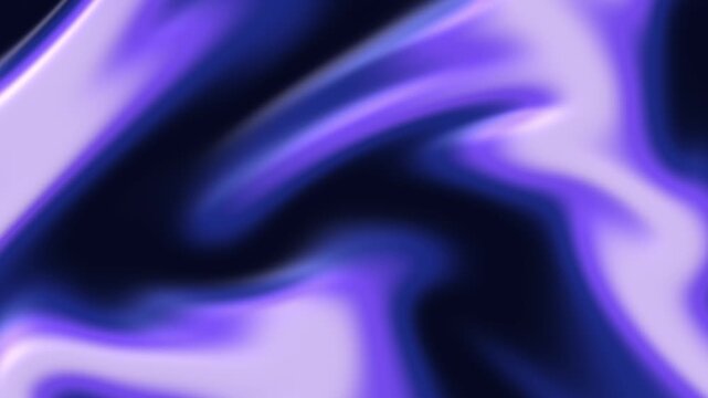 Glossy purple liquid silk waves lavender fluid marble surface morphing smoothly on dark background seamless loop animation