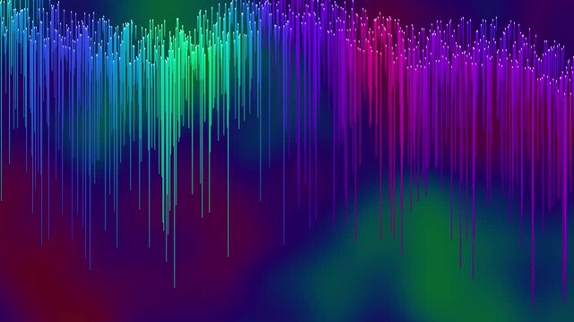 Pixel sorting glitch seamless loop rainbow streaks datamosh digital art colorful vertical smears drip through a shifting gradient for VJ sets music clips tech intros and glitch backgrounds