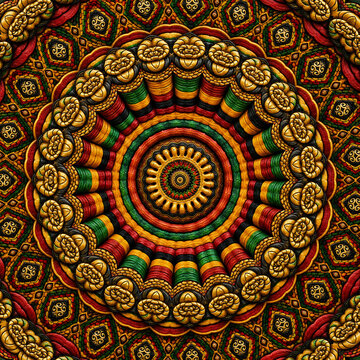 thai art pattern