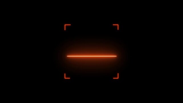 Loopable track of barcode scaner ray is scanning barcodes of multiple products with laser. 4K seamless loop video footage animation.