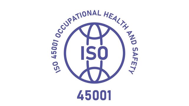 Iso 45001 occupational health and safety certification animation for corporate compliance and workplace safety standards