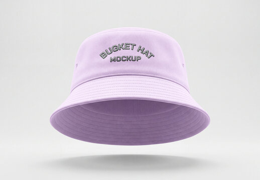 Embroidered Bucket Hat Mockup