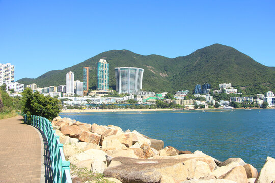 Beautiful Scenery of Repulse Bay in Hong Kong