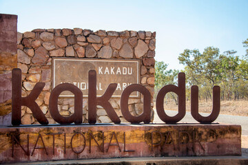 Entrance Sign for Kakadu National Park - Australian Northern Territory © Adwo