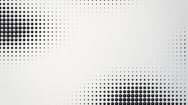 Abstract halftone dot pattern background animation with pulsing motion effect.