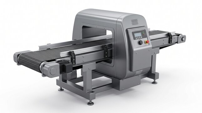 Industrial l detector conveyor machine for food safety inspection