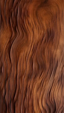 Wavy deep mahogany wood grain texture creating organic flowing lines for sophisticated luxury decor.