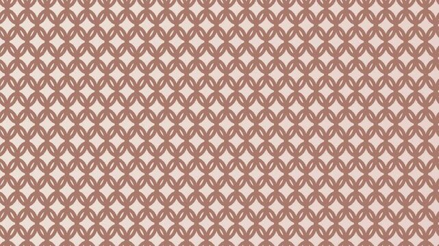 Seamless soft rose gold chainmail pattern background loop