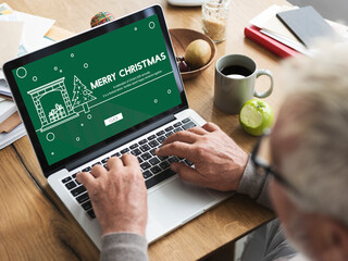 Merry Christmas Santa Clause Festive Holiday Concept © Rawpixel.com