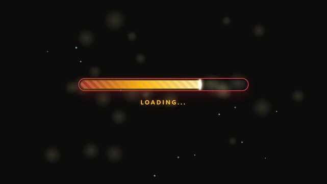 Premium 4K UI animation of a ramen noodle themed loading progress bar with hot broth texture, wavy noodle patterns, and organic steam particles.