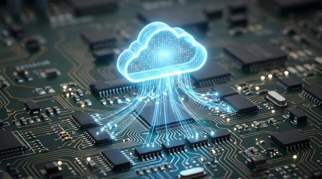 Cloud Computing Technology with Data Cloud Infrastructure on Microchip