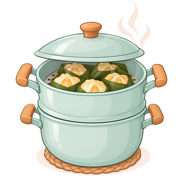cooking pot with vegetables
