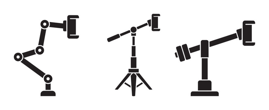 Smartphone tripod and stand set with flexible arm for photography and video