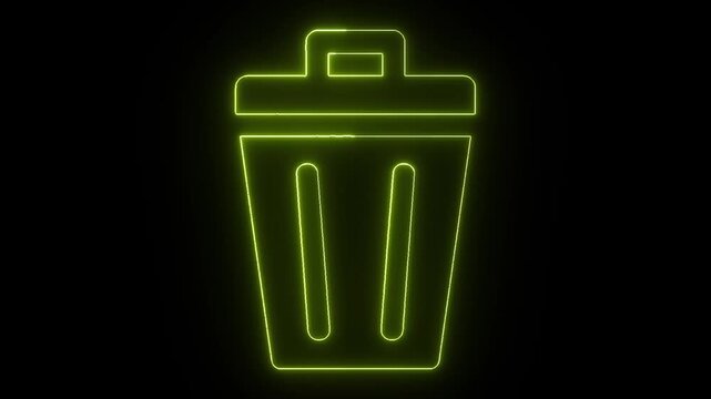 Trash Can Icon for UI and App Delete Symbol