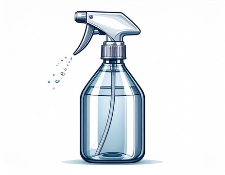 spray bottle vector