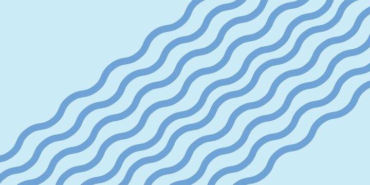 Latar belakang pola bergelombang biru dengan warna biru muda dan biru. Latar belakang memiliki tekstur yang halus dan mengalir dengan nada biru. Vektor latar belakang pola psikedelik.