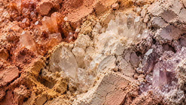 Microscopic sourdough starter fermentation texture, organic bread dough with yeast bubbles, macro view of fermented grain culture and fibers