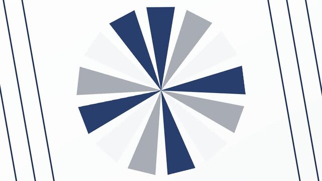 Art deco border pattern background in navy and silver seamless loop