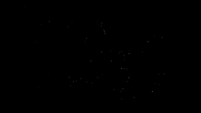White glowing fairy sparkle line animation, magic glitter trail, twinkling particles, pixie dust path, shimmering light burst, elegant sparkle transition on black screen chroma background overlay 4k