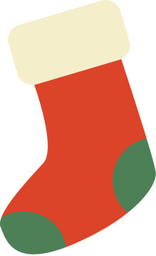 red christmas sock