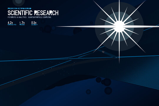 Parabolic conduit wireframe grid fiber optic digital technology scientific research hud burst futuristic abstract background vector concept perspective flare star data