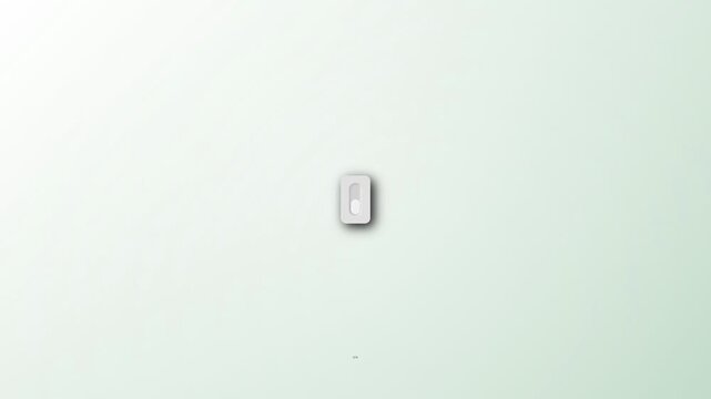 Minimalist Toggle Switch Animation Transitioning Between Dark and Light Backgrounds