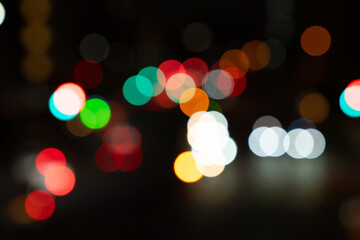 Fototapeta premium ボケた夜景