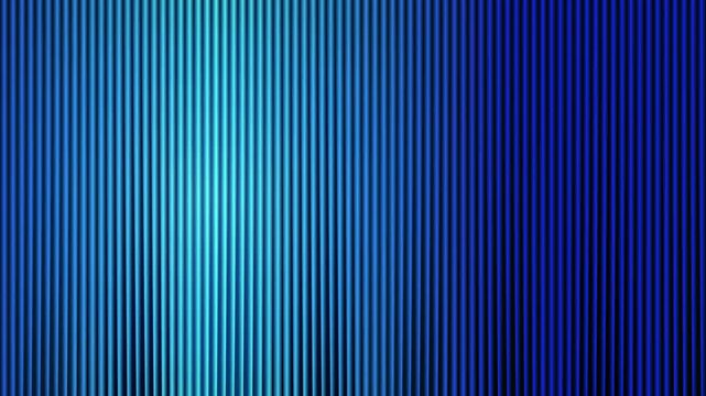 Abstract Blue Glowing Vertical Lines Animation on Black Background