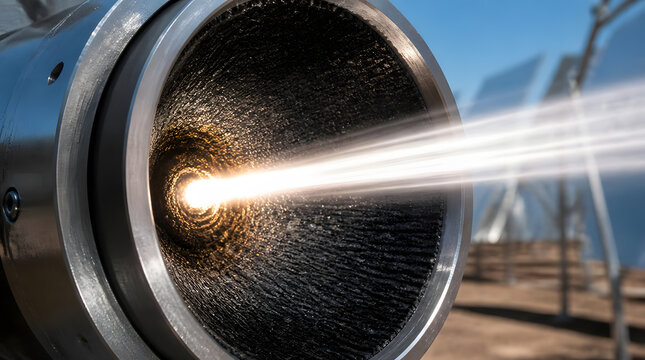 Solar Concentrator Receiver Capturing Intense Beam of Light for Energy Production