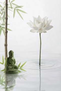 Composition asiatique zen