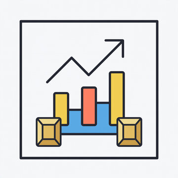 business graph template background